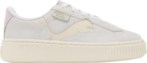 Giày Puma Suede Platform 'Cutout Silver Mist Grape' 397233-03