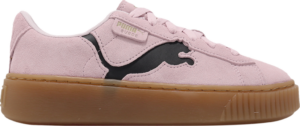 Giày Puma Suede Platform 'Cutout Pearl Pink Black' 397233-05