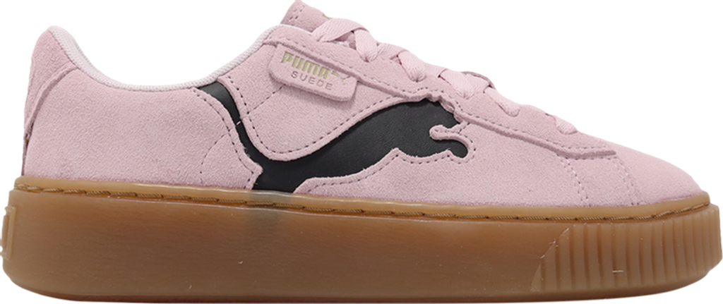 Giày Puma Suede Platform 'Cutout Pearl Pink Black' 397233-05