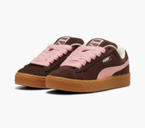 Alternative view of Giày Puma Suede XL 'Chestnut Brown Peach Smoothie' 397648-14