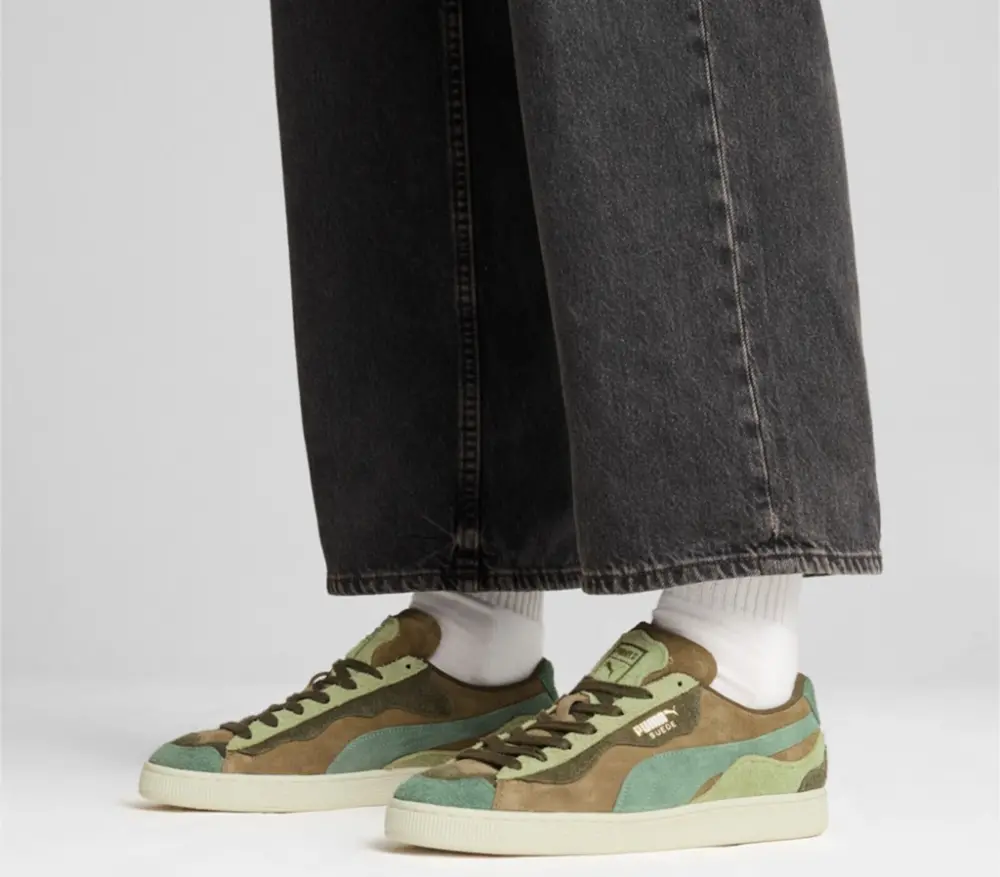 Alternative view of Giày Puma Suede 'Olive Green' 398656-05