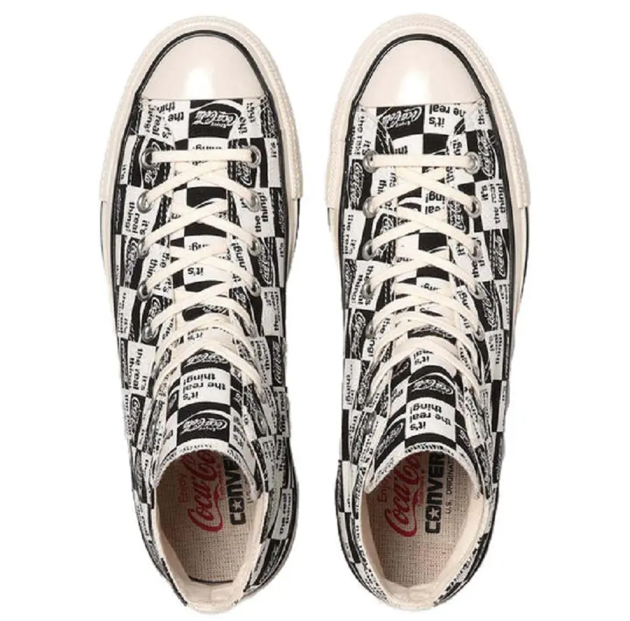 Giày Converse All Star US CK HI x Coca-Cola ‘Black White’ 31312061 - Ảnh 5
