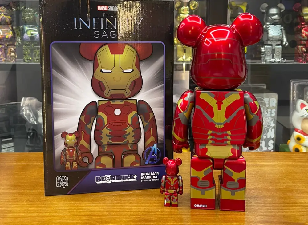 Alternative view of Mô hình Bearbrick The Infinity Saga Iron Man Mark 43