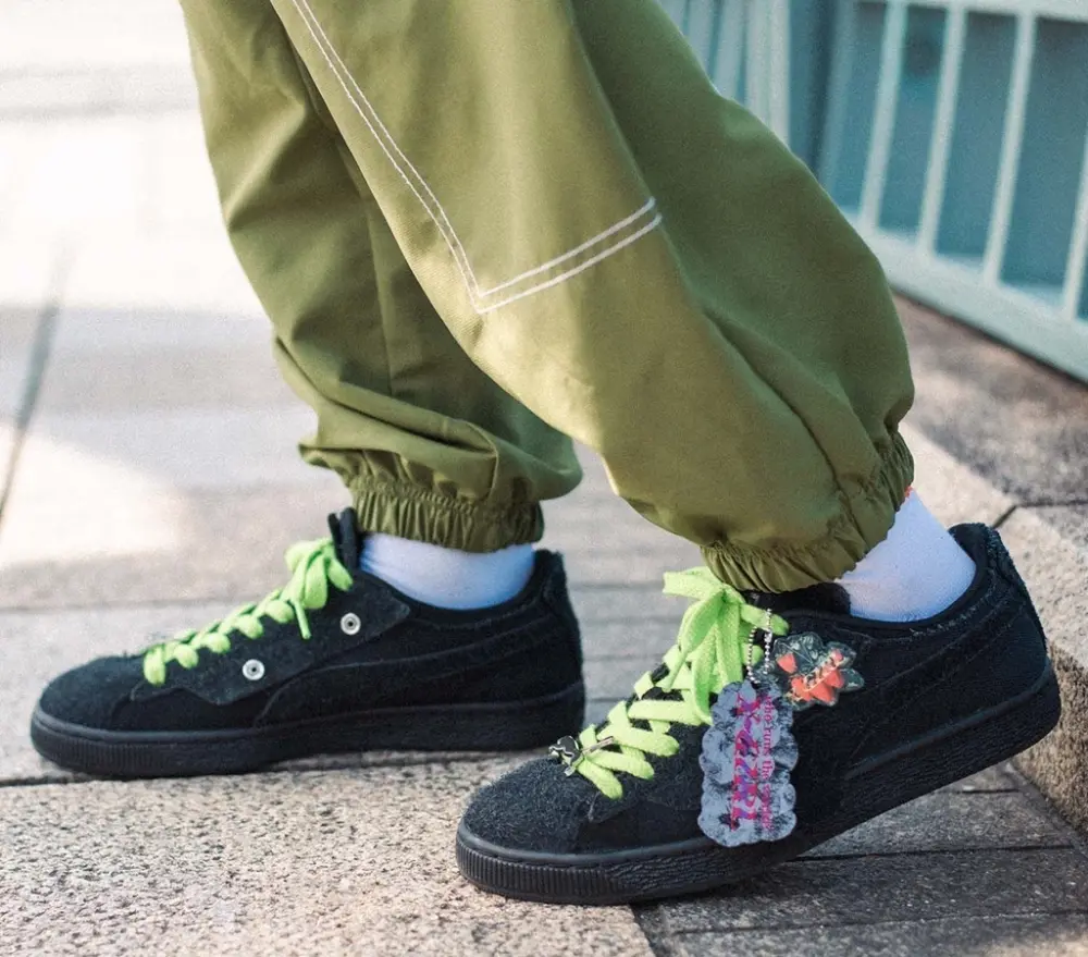 Giày Puma Suede x X-GIRL 'Black' 396251-01 - Ảnh 3
