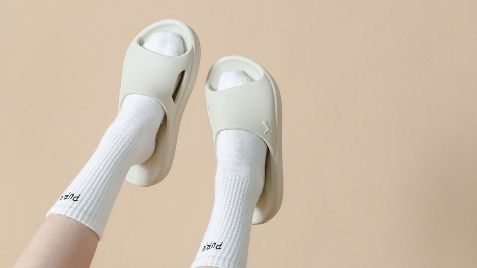 Dép Puma Shibui Cat Slide ‘Putty’ 385296-03 - Ảnh 2