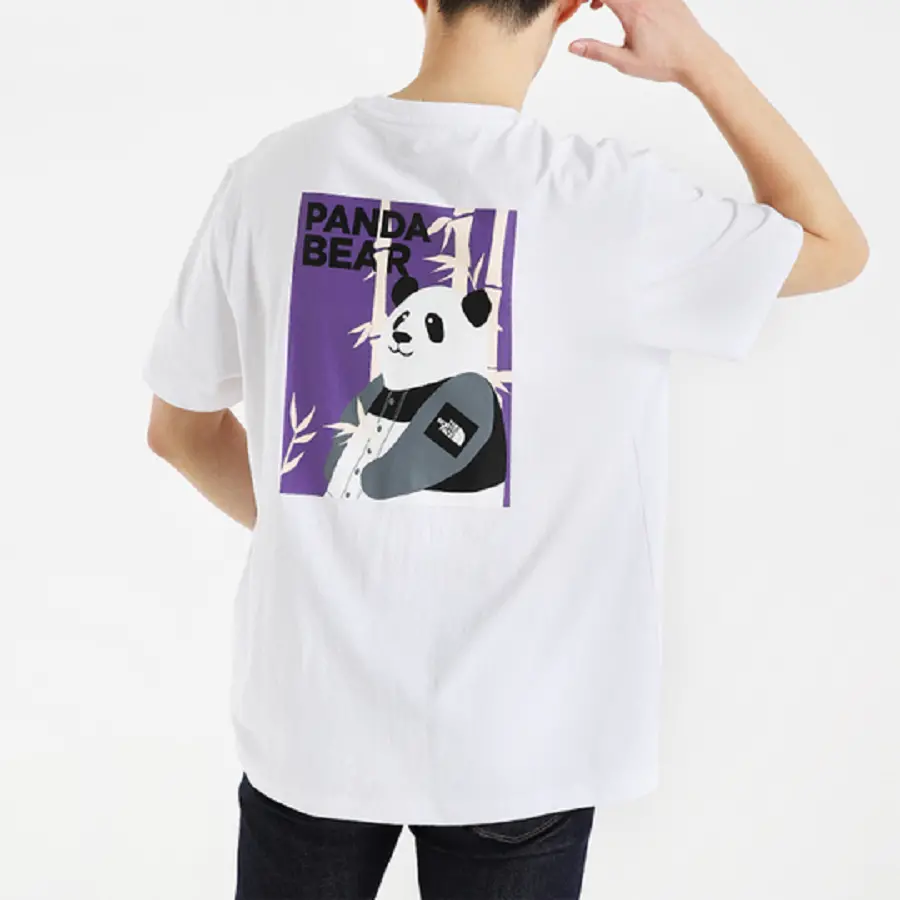 Áo The North Face Cartoon Panda ‘White’ NT7UL12J - Ảnh 3