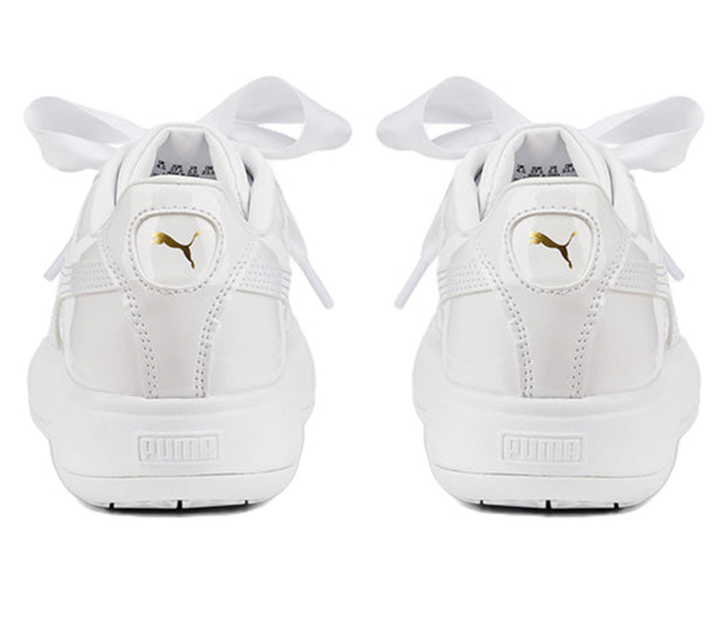 Giày Puma Suede Mayu Heart Patent 'White' 385967-01 - Ảnh 3