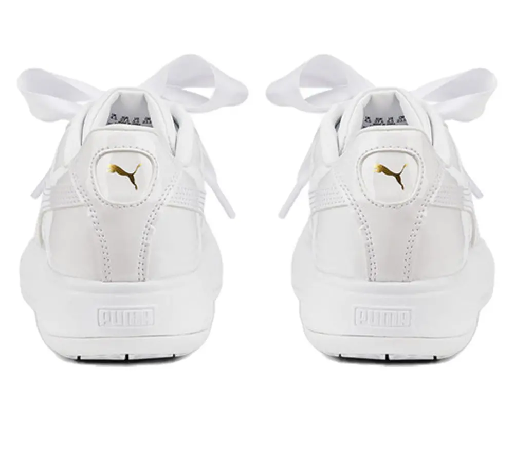 Giày Puma Suede Mayu Heart Patent 'White' 385967-01 - Ảnh 3
