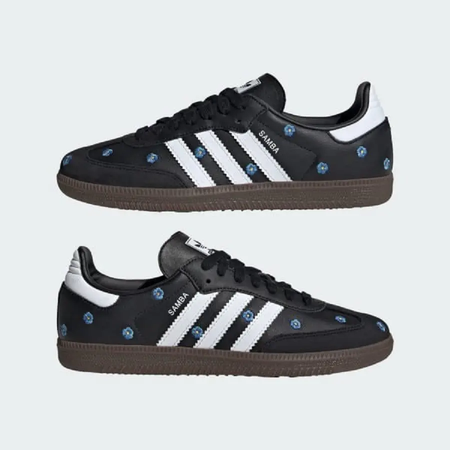 Giày Adidas Samba Light 'Blue Floral Core Black' IF4397 - Ảnh 3