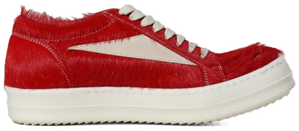Giày Rick Owens Calfskin Low-top 'Red' RO01D2888LHLLVS-311