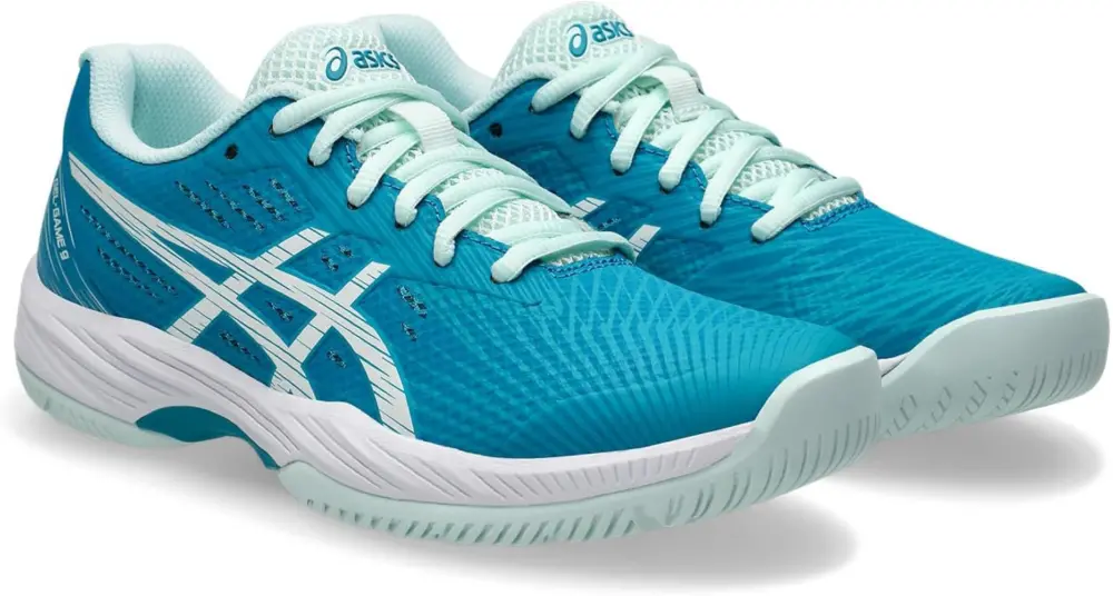 Alternative view of Giày Asics Gel Game 9 Teal 'Blue White' 1042A211-406