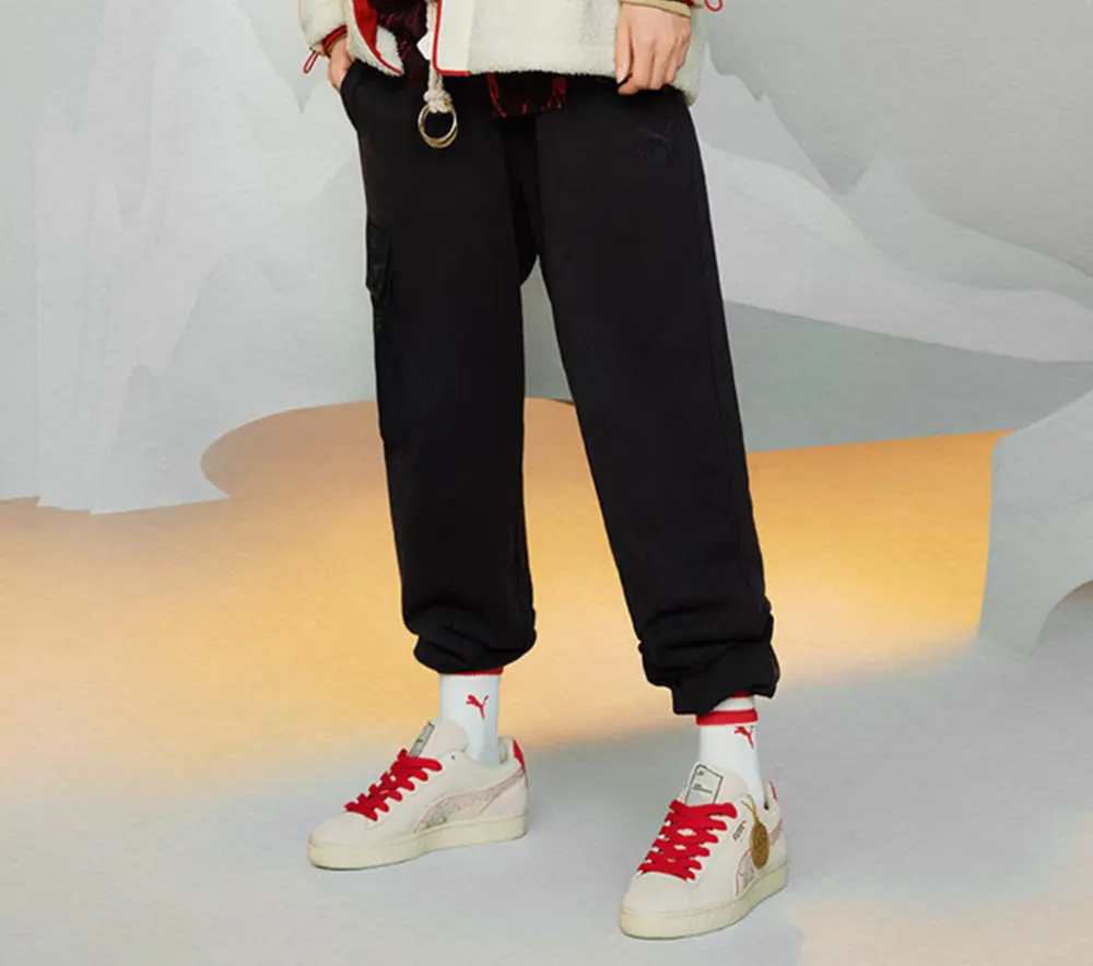 Alternative view of Giày Puma Suede ‘CNY Papermaking’ 392950-01