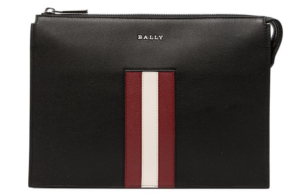 Túi Bally Leather Stripes 'Black' 6236768
