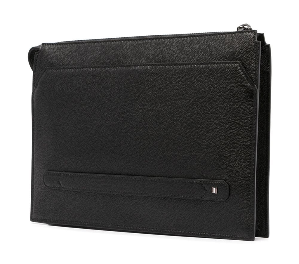 Túi Bally Leather Stripes 'Black' 6236768 - Ảnh 4