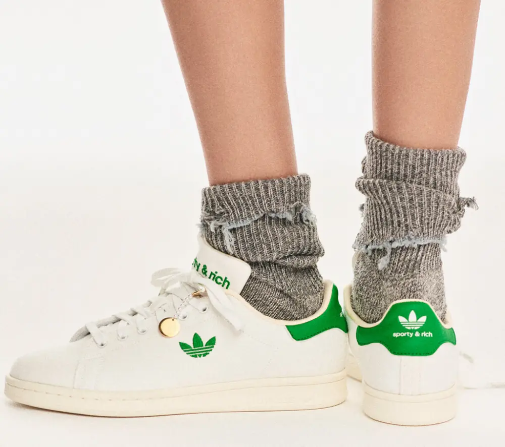 Alternative view of Giày Adidas x Sporty & Rich Stan Smith ‘White Green’ IF5658
