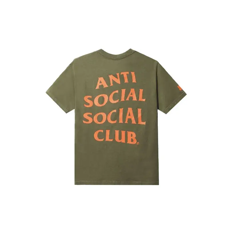 Alternative view of Áo Anti Social Club x UNDEFEATED 'Olive' ASSC029
