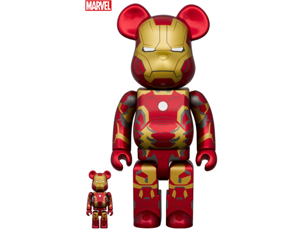 Mô hình Bearbrick The Infinity Saga Iron Man Mark 43