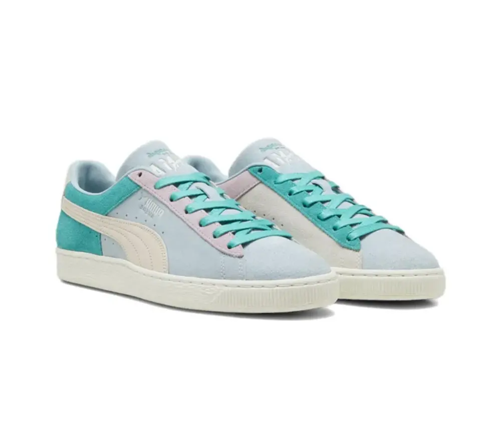 Alternative view of Giày Puma Suede Iconix 'Grape Mist Sparkling Green' 395782-01