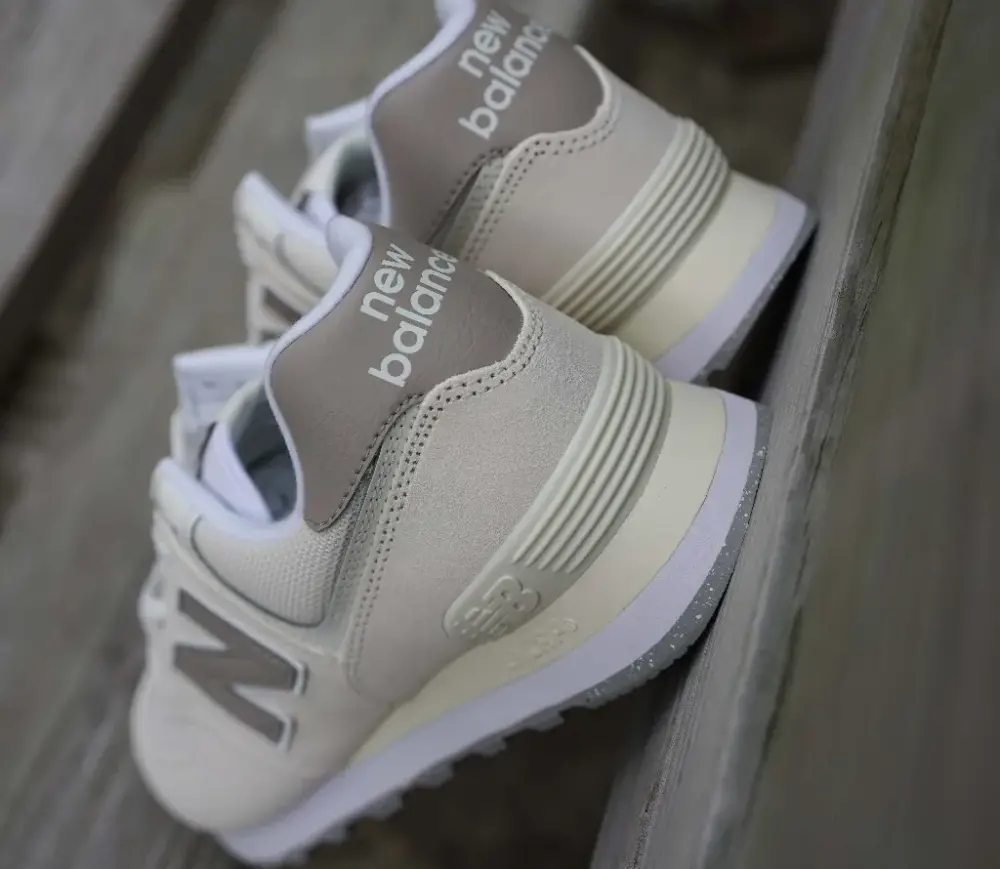 Giày New Balance 574 ‘Grey Milk’ U574ESC - Ảnh 4