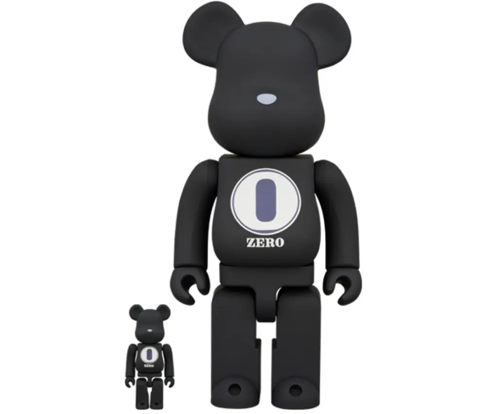 Mô hình Bearbrick ROBERT INDIANA x fragmentdesign 'Black'