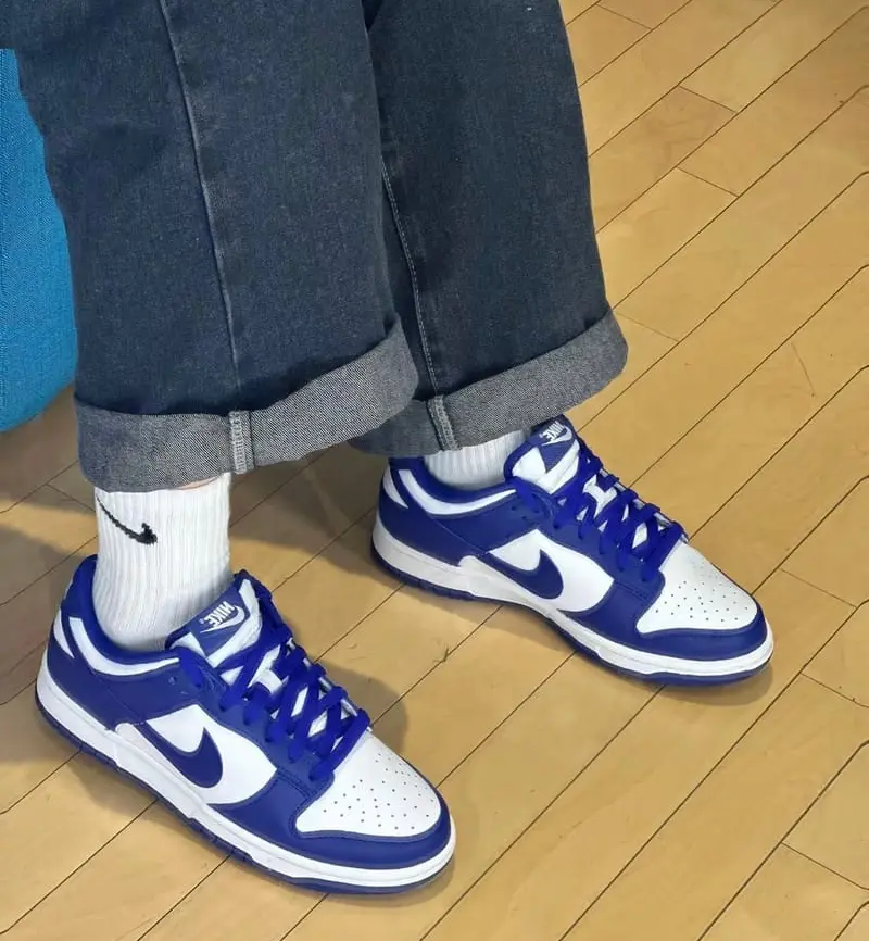 Giày Nike Dunk Low Concord 'Blue White' FB9109-106 - Ảnh 3