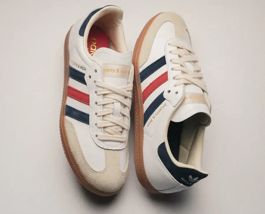 Alternative view of Giày Adidas Samba OG Sporty & Rich USA 'White' IH8338
