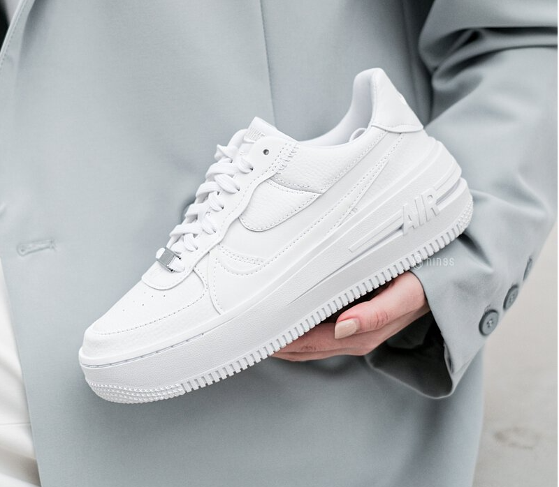 Giày Nike Wmns Air Force 1 PLTAFORM ‘Triple White’ DJ9946-100 - Ảnh 4