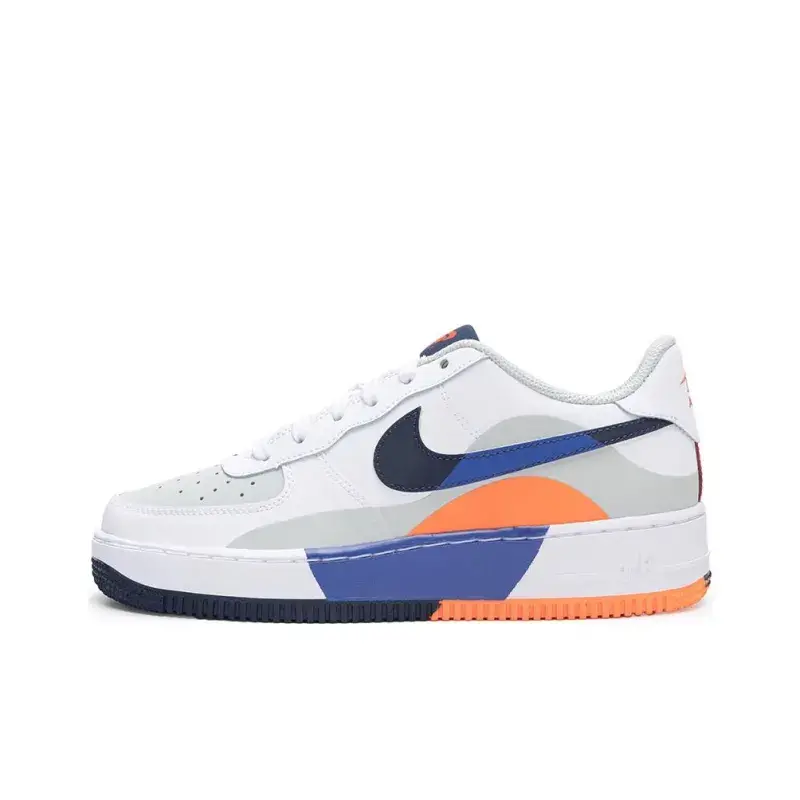 Giày Nike Air Force 1 LV8 'White Black Blue' FN4730-002 - Ảnh 4