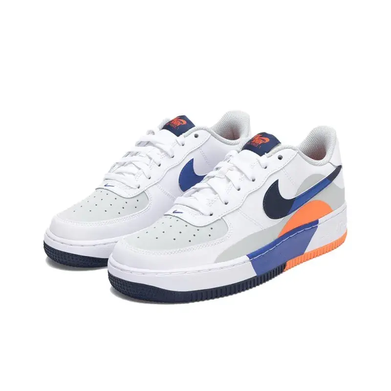 Alternative view of Giày Nike Air Force 1 LV8 'White Black Blue' FN4730-002