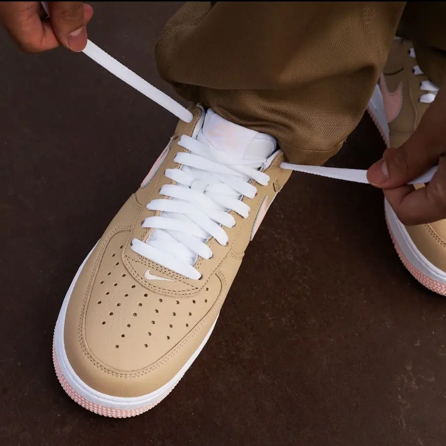 Giày Nike Air Force 1 Low Retro ‘Linen’ 845053-201 - Ảnh 5