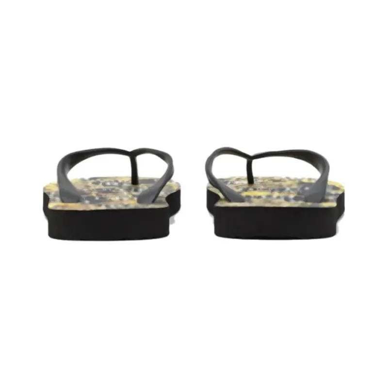 Dép Versace Jeans Couture Japonki Czarny 74YA3SQ7 - Ảnh 3