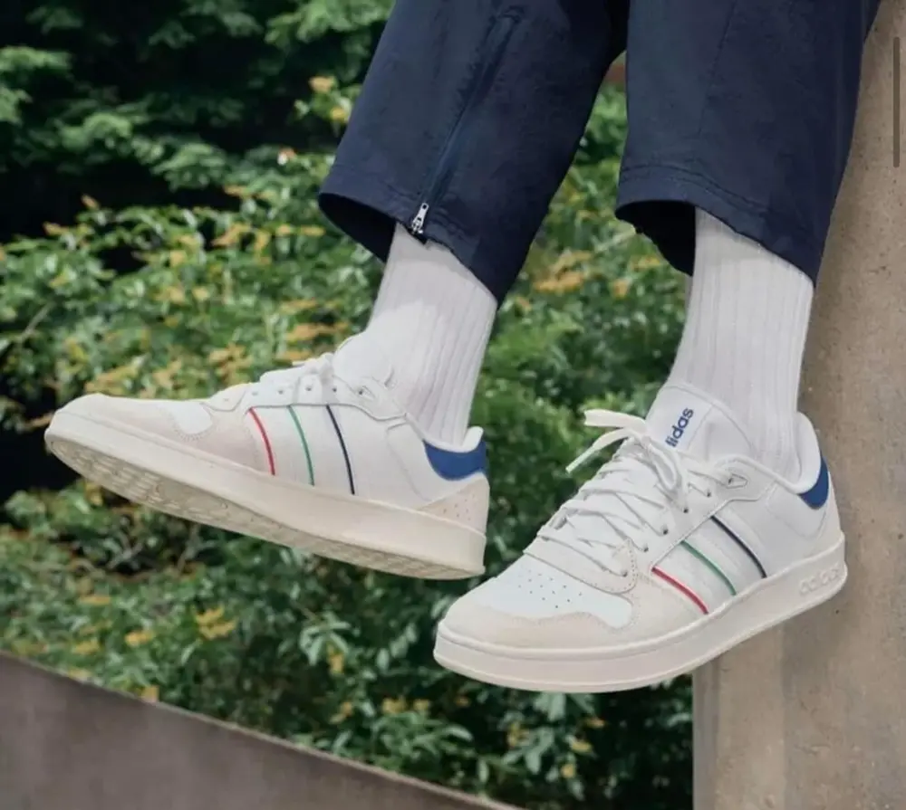 Alternative view of Giày Adidas Neo Breaknet Plus 'White Blue' FY9650