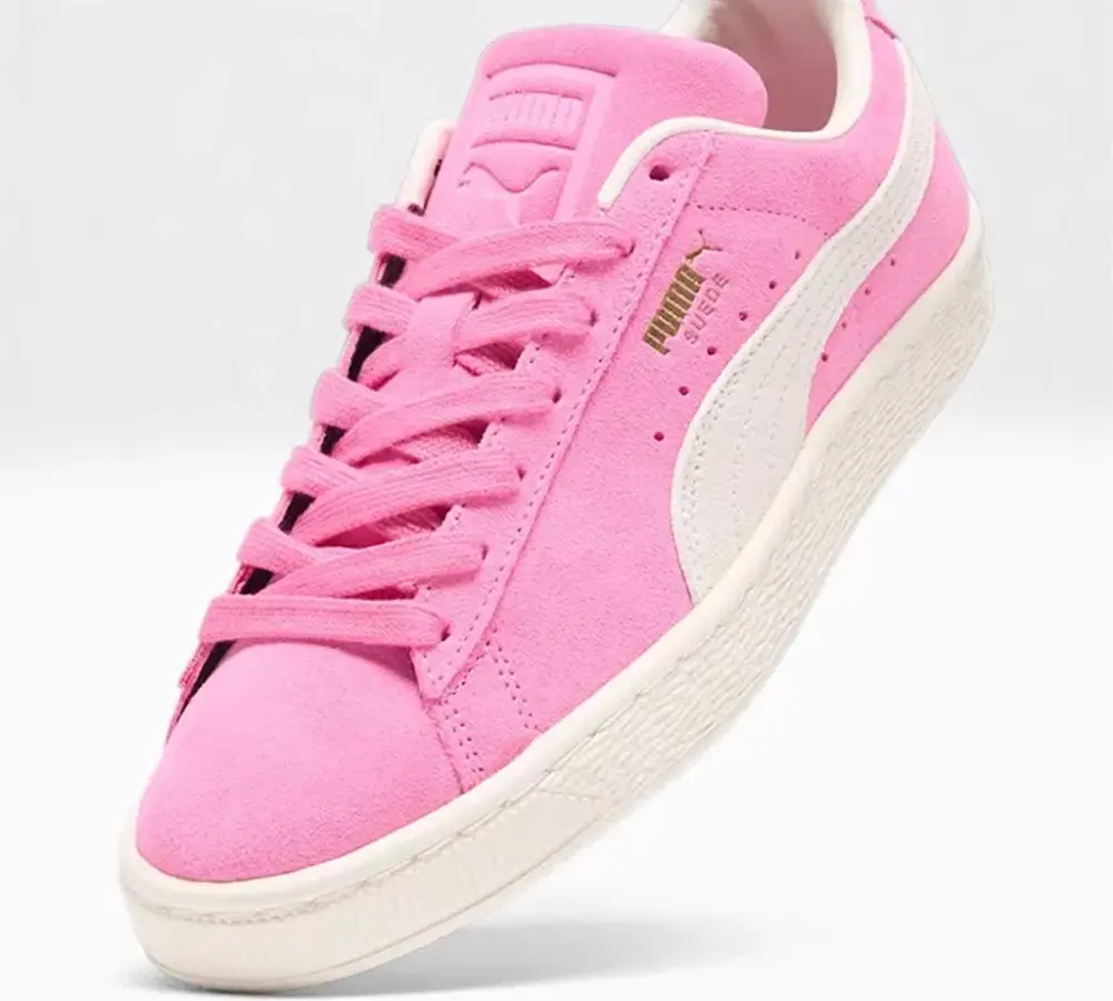 Alternative view of Giày Puma Suede 'Neon Poison Pink' 398694-01