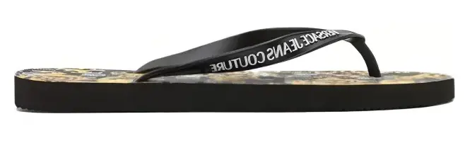 Dép Versace Jeans Couture Japonki Czarny 74YA3SQ7