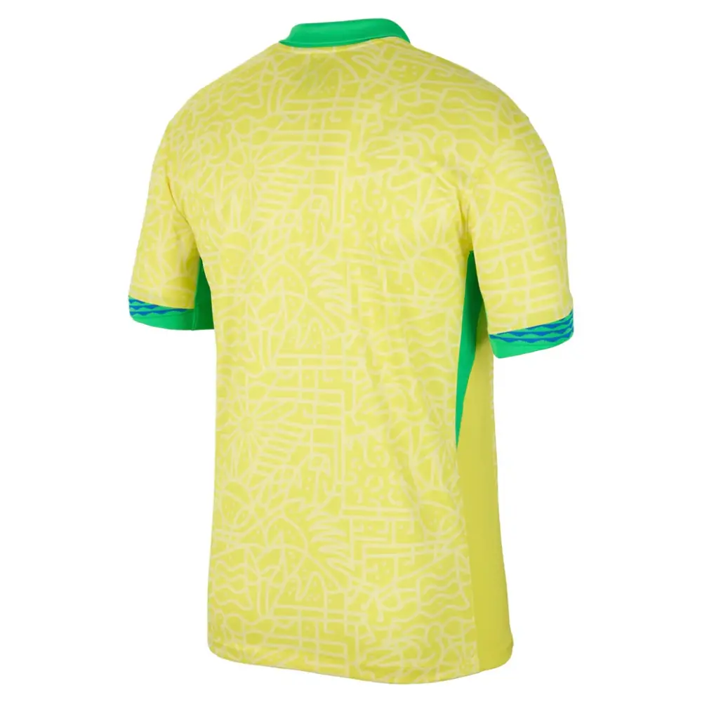 Áo Nike Dri-FIT Soccer Brazil 2024 'Yellow Green' FJ4284-706 - Ảnh 3