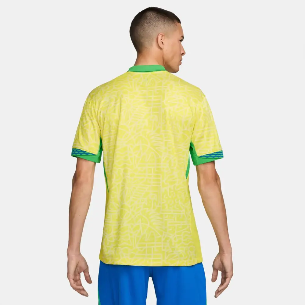 Áo Nike Dri-FIT Soccer Brazil 2024 'Yellow Green' FJ4284-706 - Ảnh 5