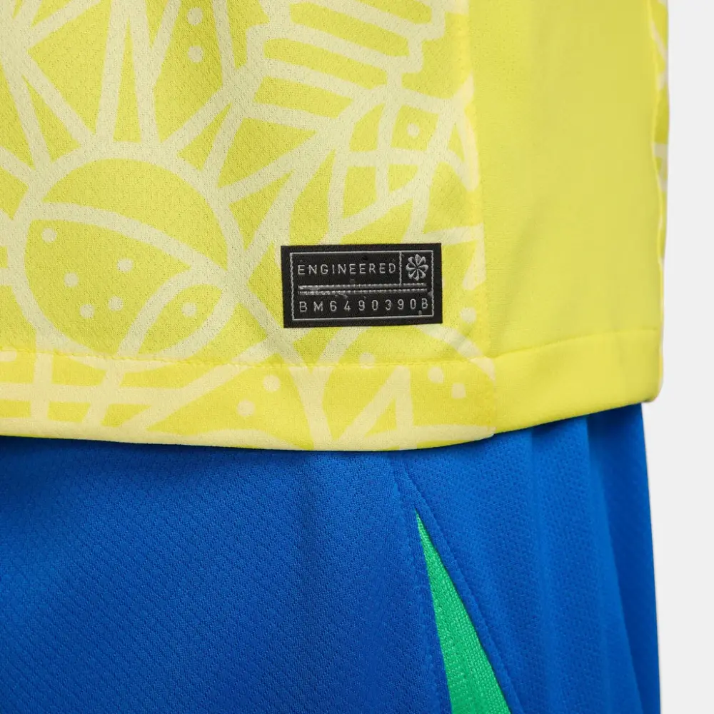 Áo Nike Dri-FIT Soccer Brazil 2024 'Yellow Green' FJ4284-706 - Ảnh 4