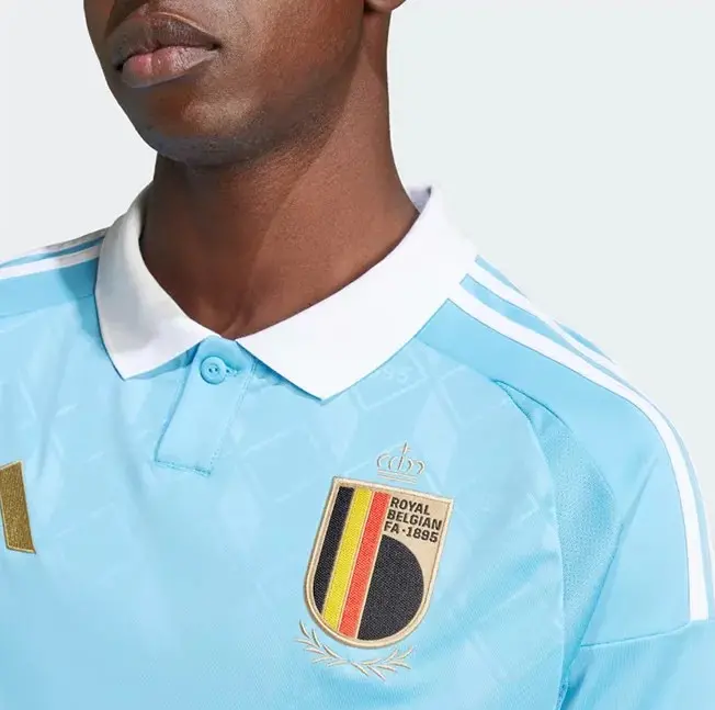 Alternative view of Áo Adidas Belgium 24 Away Jersey ‘Light Blue’ IQ0775