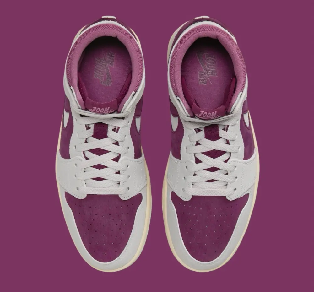 Giày Nike Air Jordan 1 Zoom CMFT 2 'Bordeaux' DV1305-600 - Ảnh 4