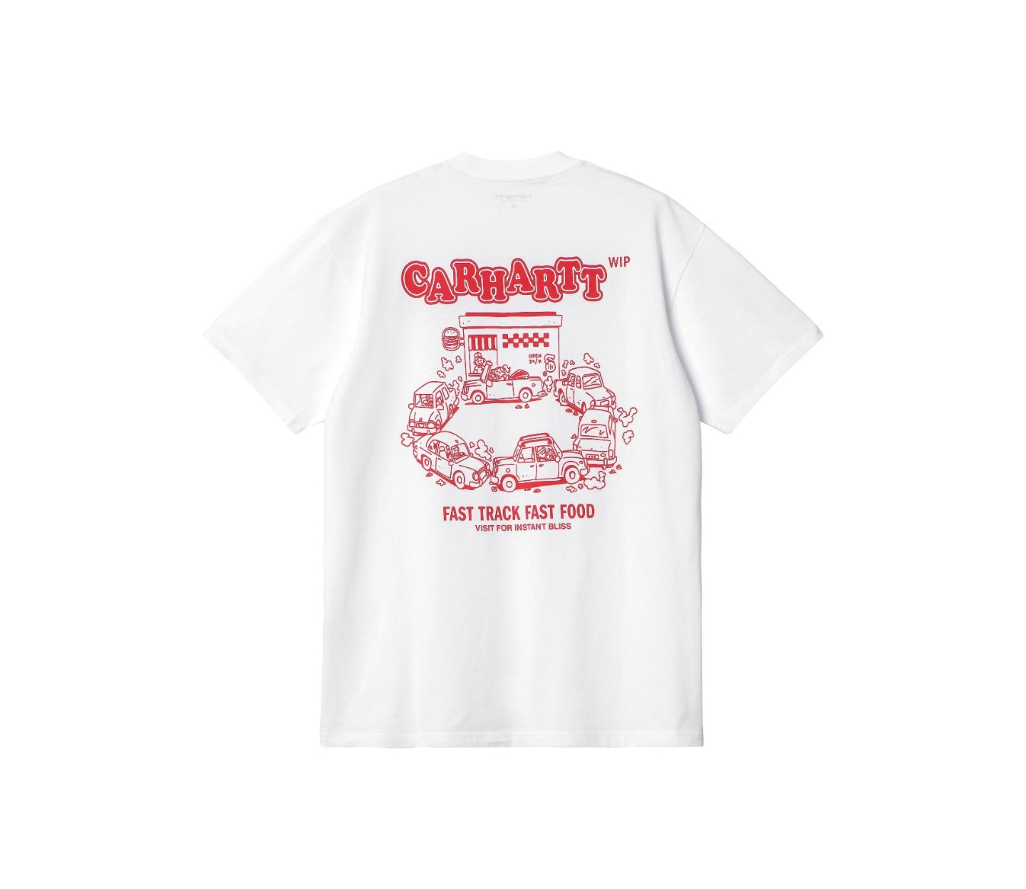 Áo Carhartt WIP Fast Food ‘White’ I033249-1WZ-XX - Ảnh 2