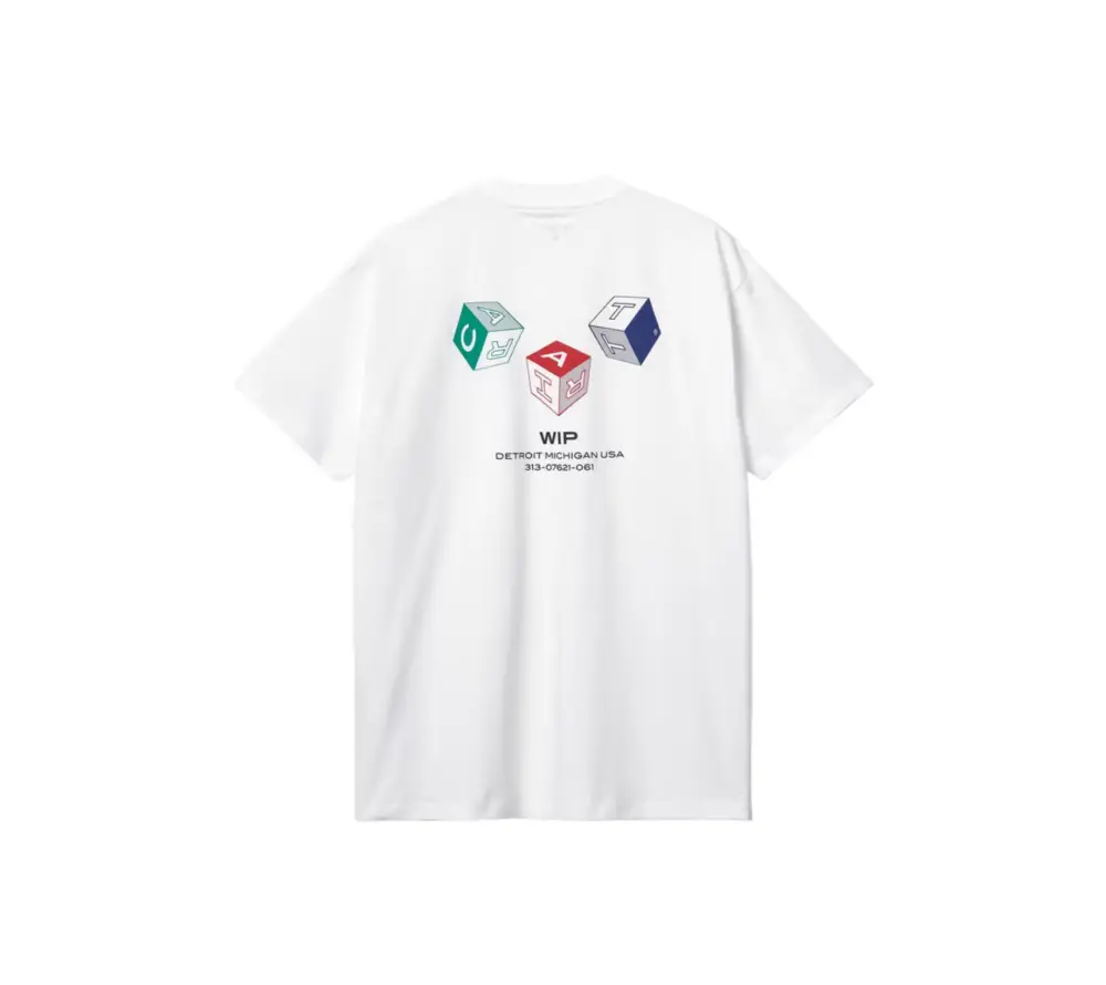 Áo Carhartt WIP S/S Cube ‘White’ I030181-02-XX - Ảnh 3