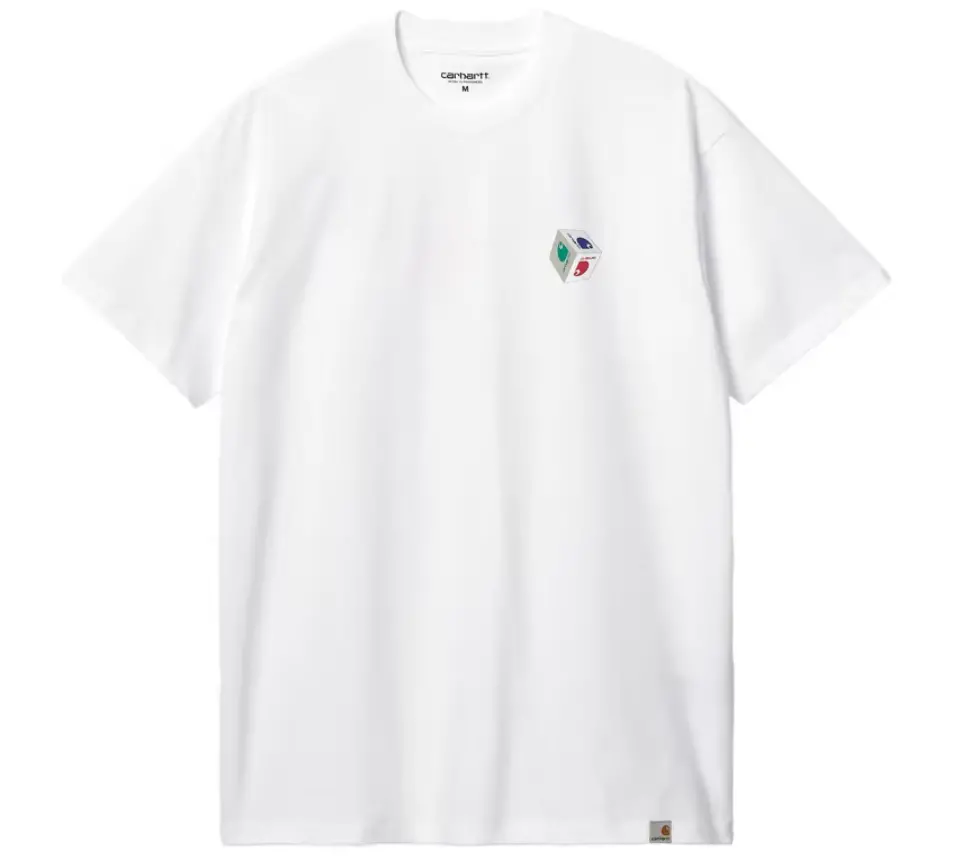 Áo Carhartt WIP S/S Cube ‘White’ I030181-02-XX