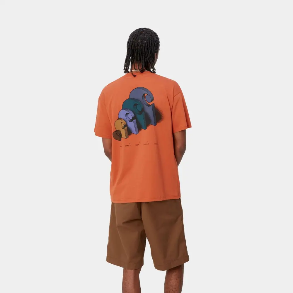 Áo Carhartt WIP S/S Diagram C ‘Orange’ I033177-1CL-XX - Ảnh 4