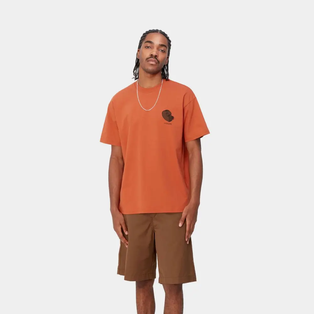 Áo Carhartt WIP S/S Diagram C ‘Orange’ I033177-1CL-XX - Ảnh 3