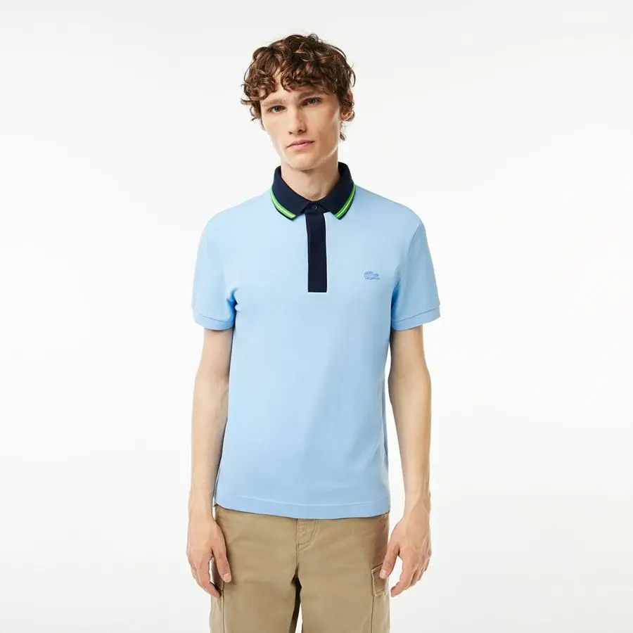 Áo Lacoste Regular Fit ‘Blue’ PH1125-HBP - Ảnh 3