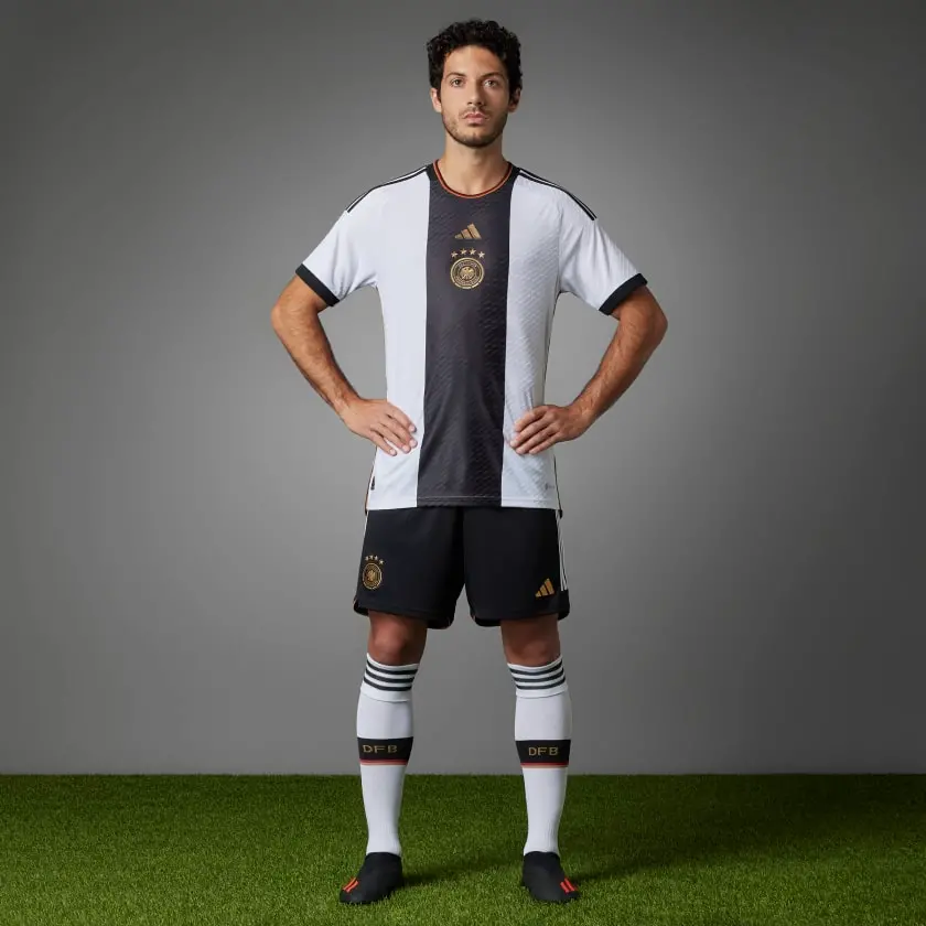 Alternative view of Áo Adidas Germany 22/23 Home Jersey ‘White Black’ HF1693