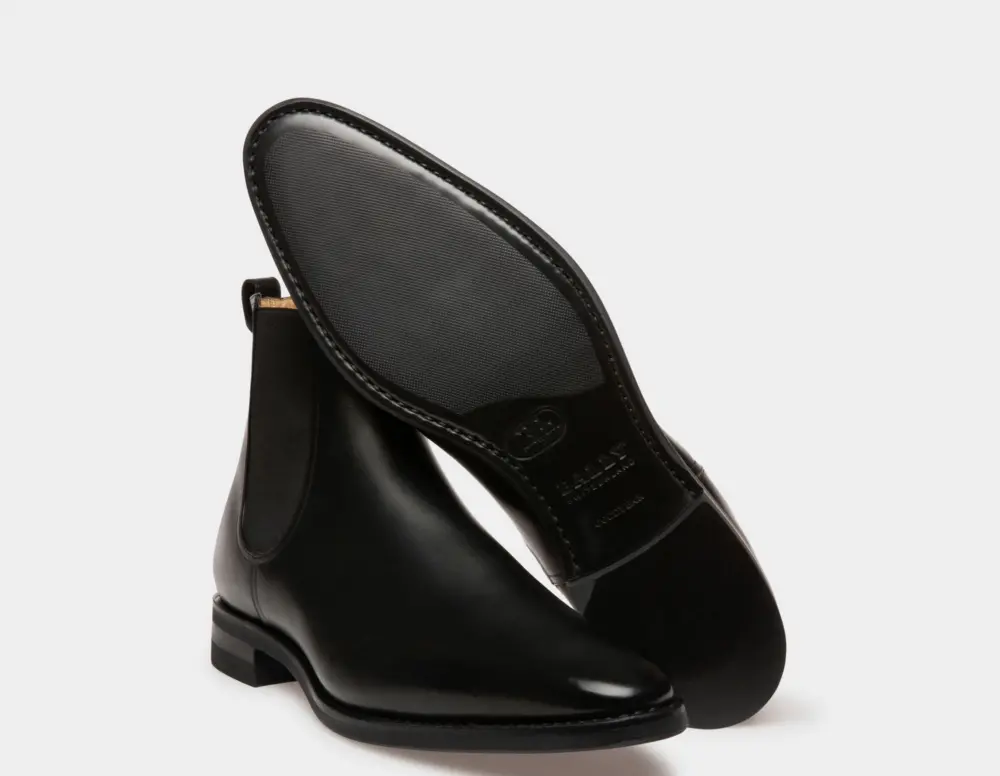 Giày Bally Scribe Novo Booties ‘Black’ 6231279 - Ảnh 3