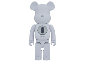 Mô hình Bearbrick ROBERT INDIANA x fragmentdesign 1000% 'White'