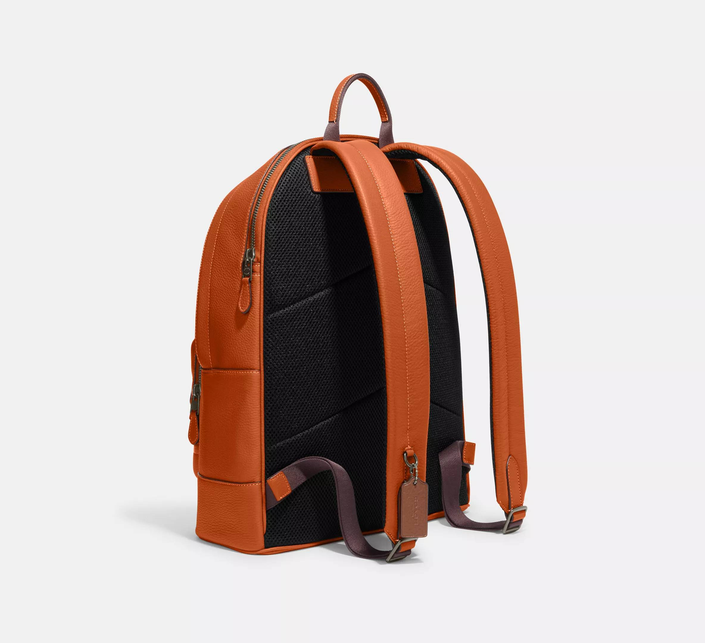 Balo Coach West With Coach Stripe Bag 'Brown' CG995-QBNP6 - Ảnh 2