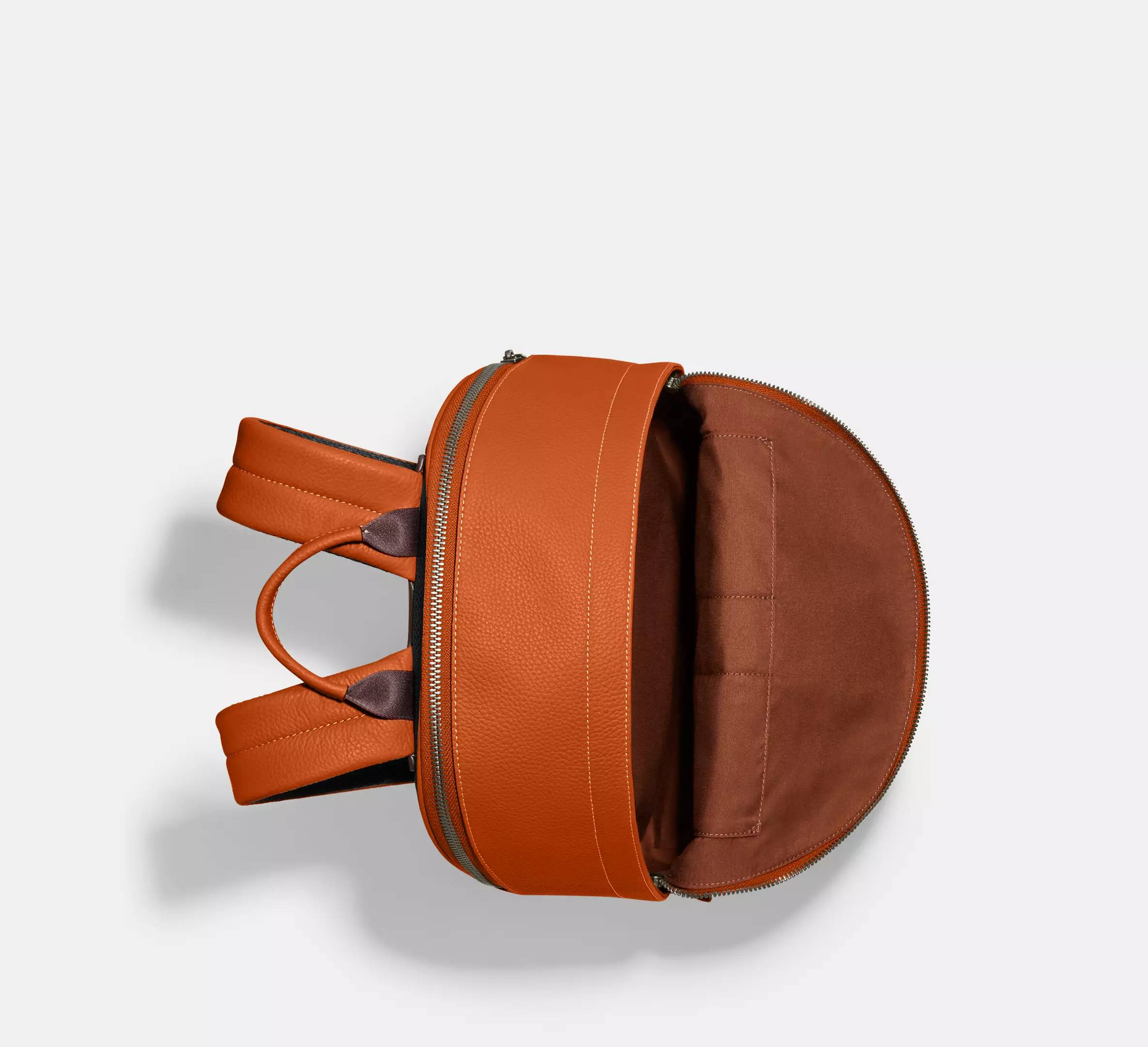 Balo Coach West With Coach Stripe Bag 'Brown' CG995-QBNP6 - Ảnh 3